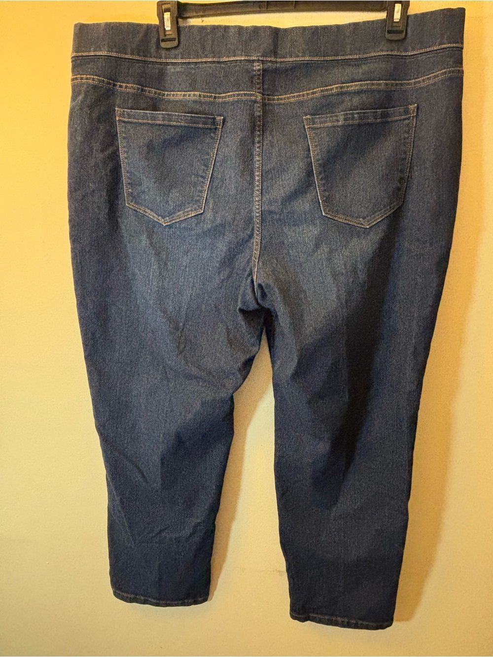 Terra & Sky Dark Blue Cropped Ankle Jeans - Picture 2 of 3